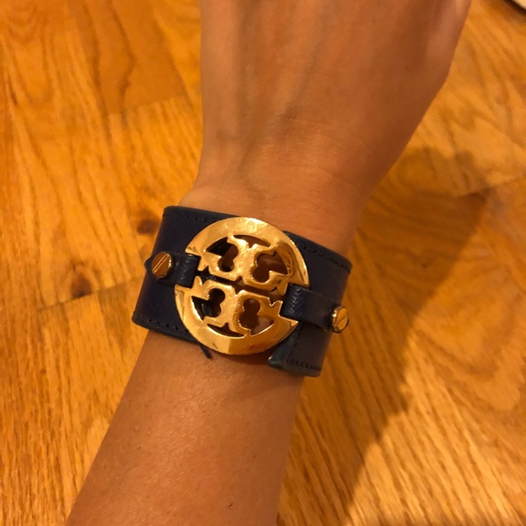 Tory Burch Jewelry - Tory Burch leather cuff bracelet